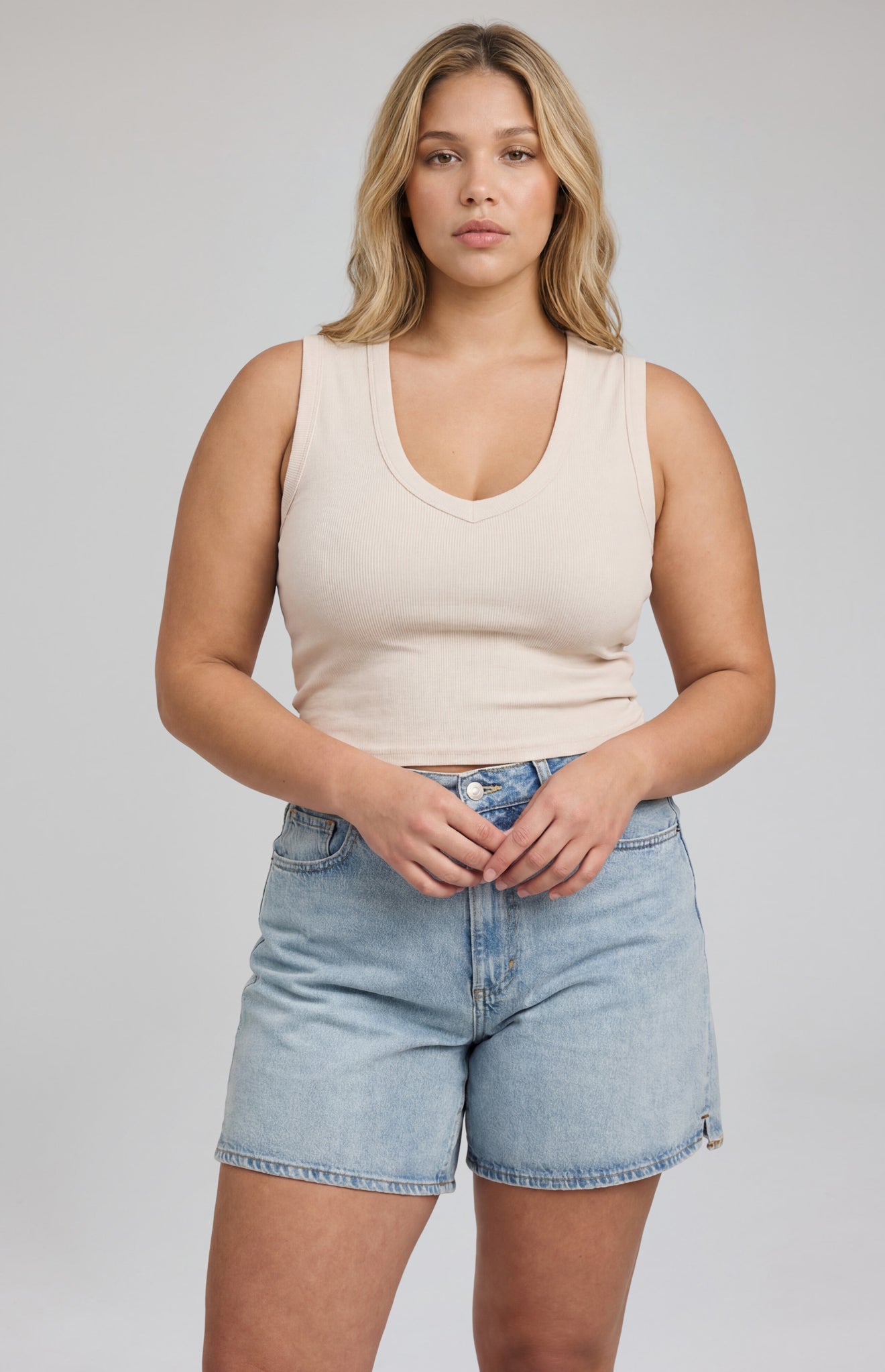 Crawford Tank Top|color:Alabaster