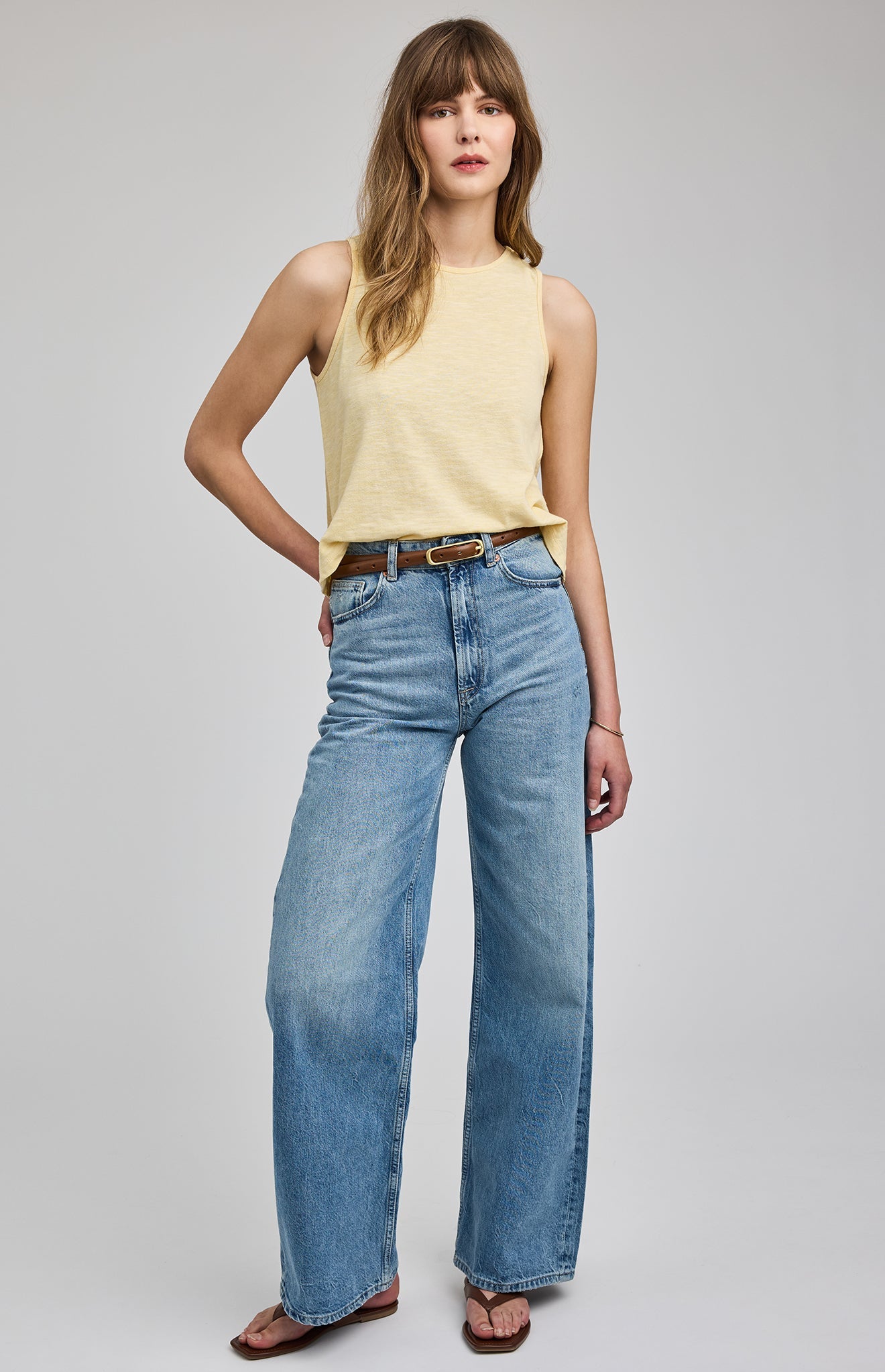 Lumi Tank Top|color:Cornsilk