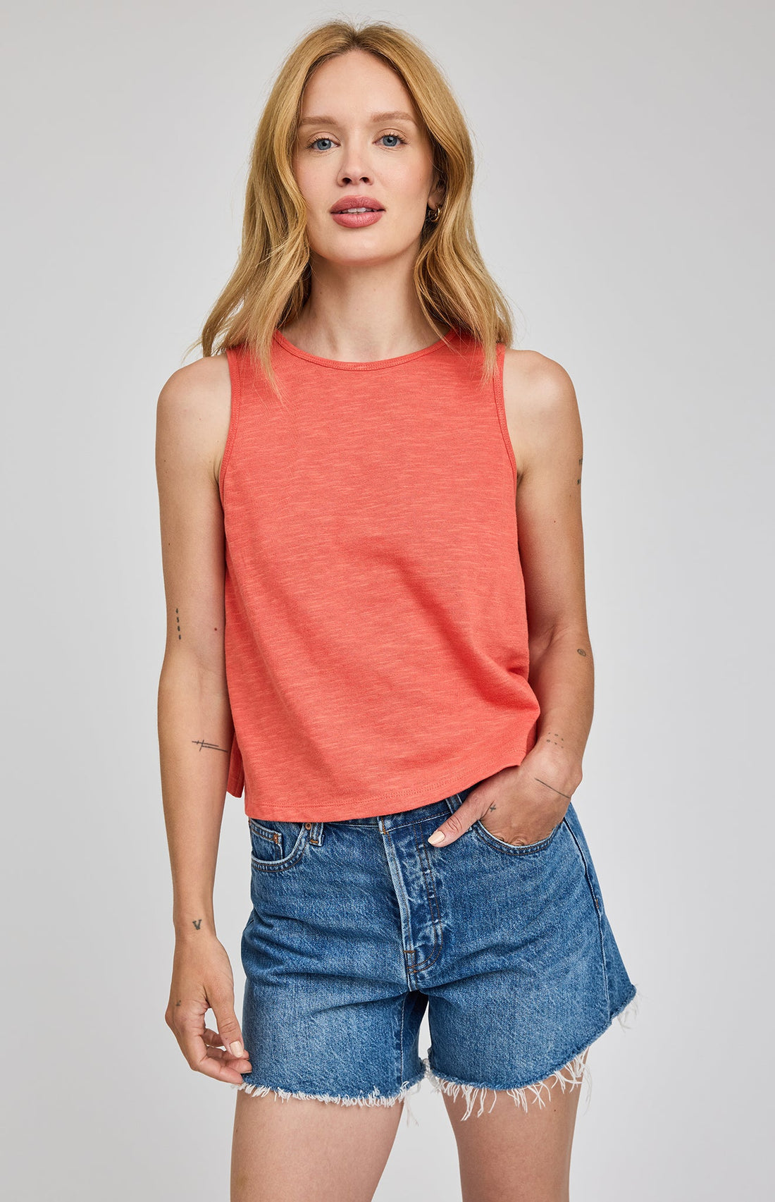 Lumi Tank Top|color:Grenadine