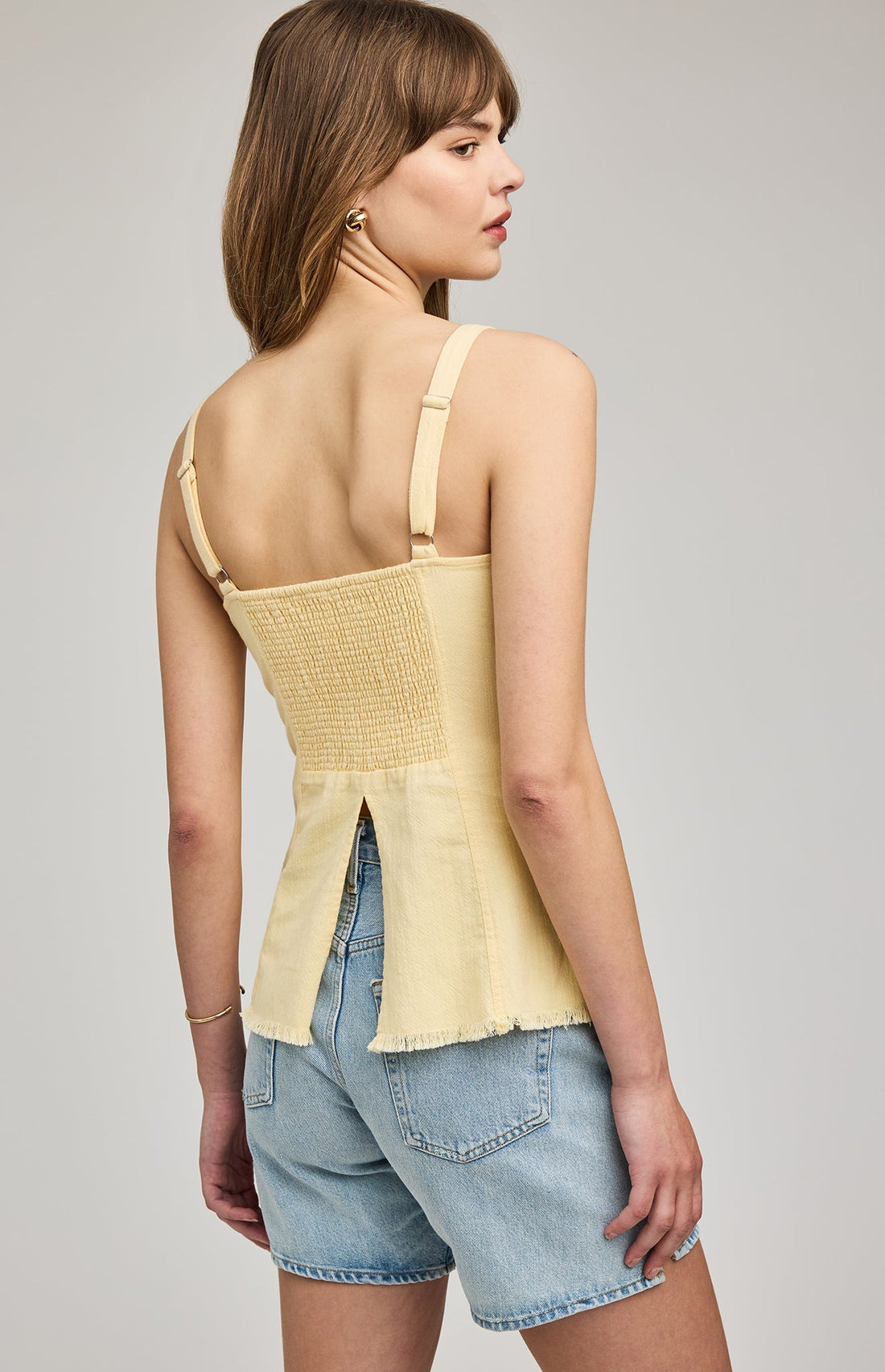 Inez Tank Top|color:Cornsilk