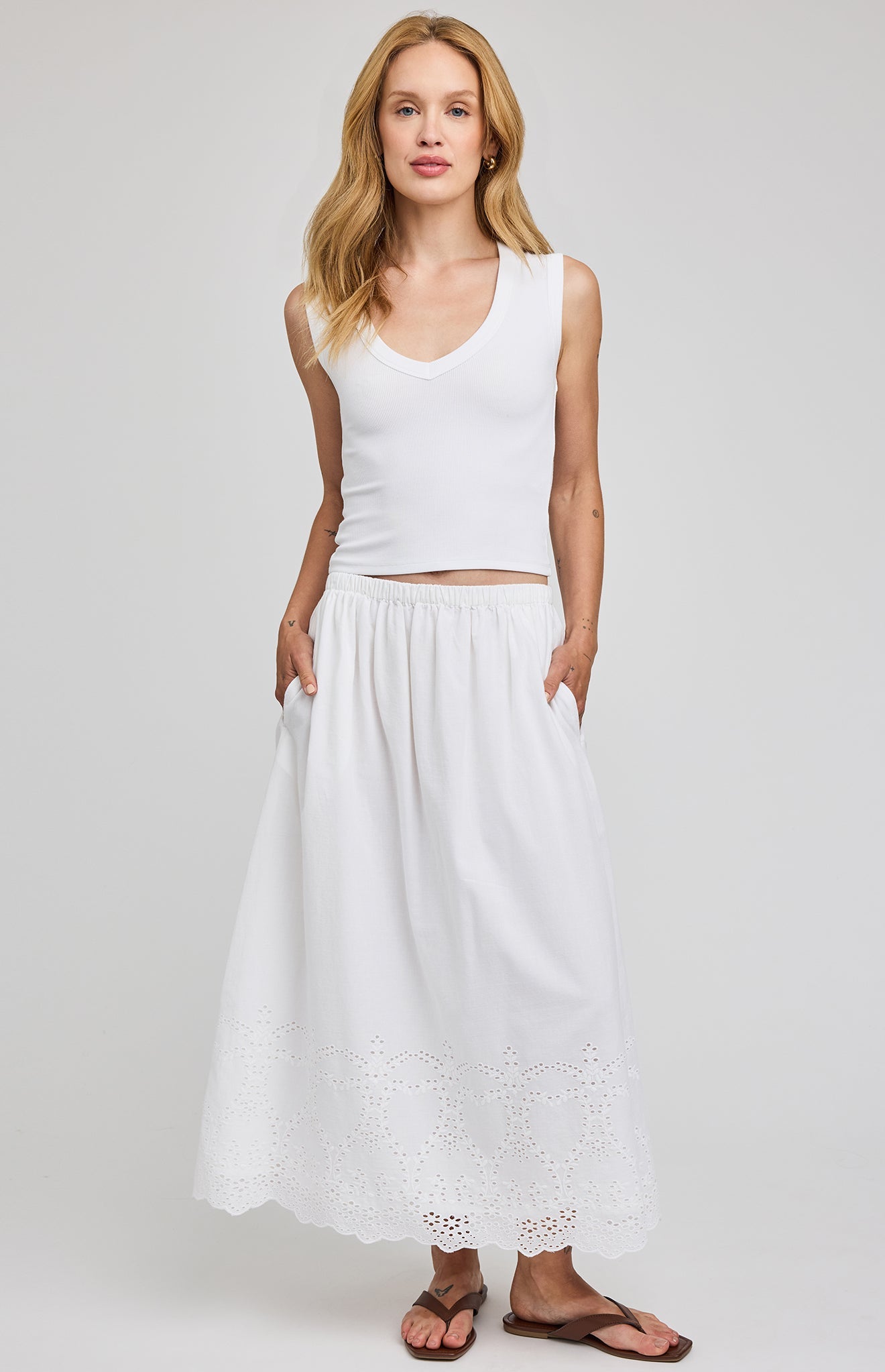 Elodie Skirt|color:White