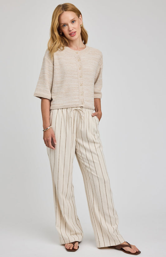 Finley Linen Pant|color:Linen Stripe