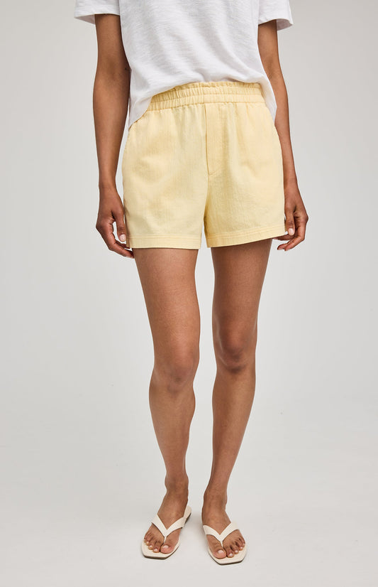 Cleo Shorts|color:Cornsilk