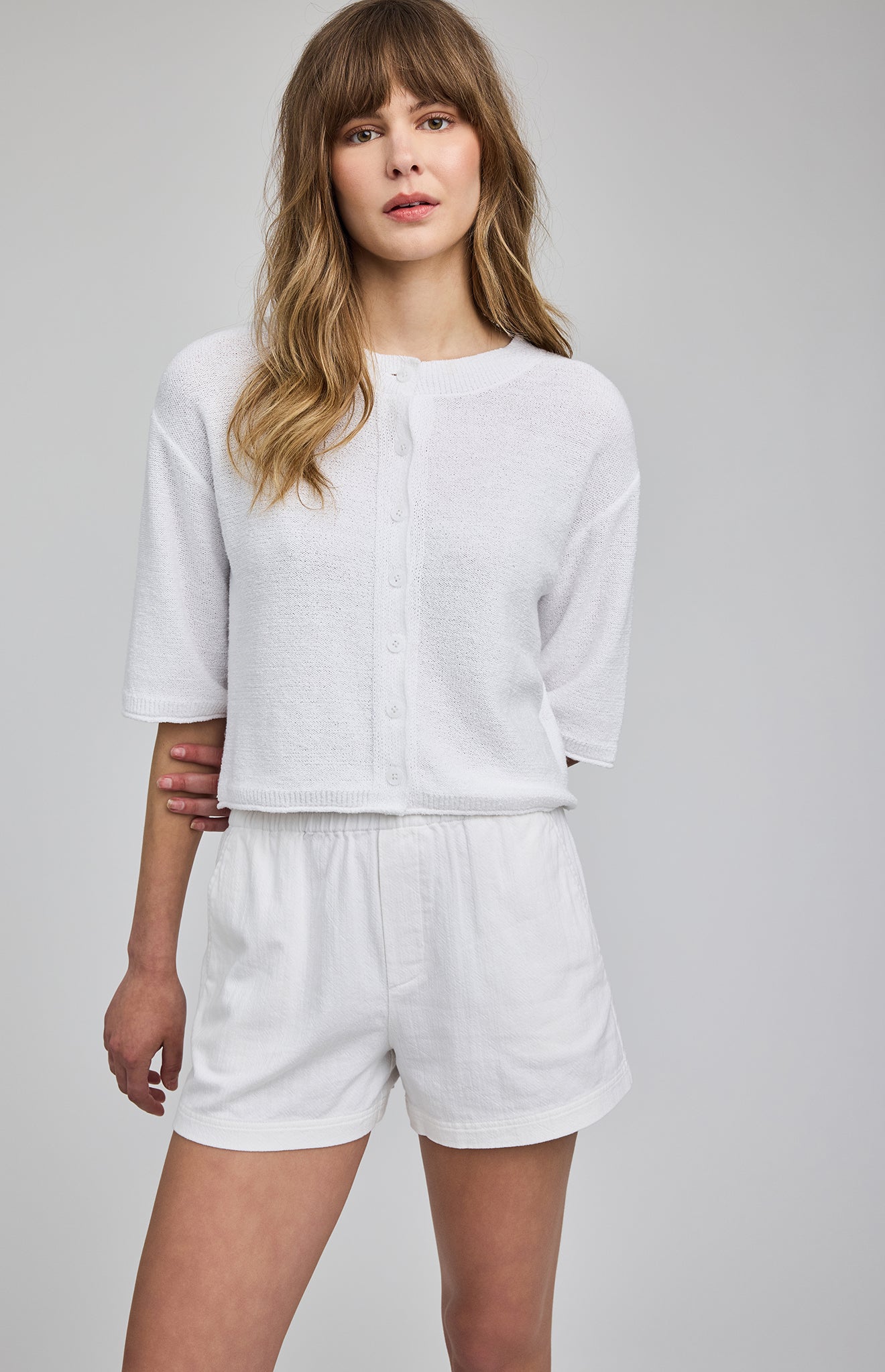 Cleo Shorts|color:White