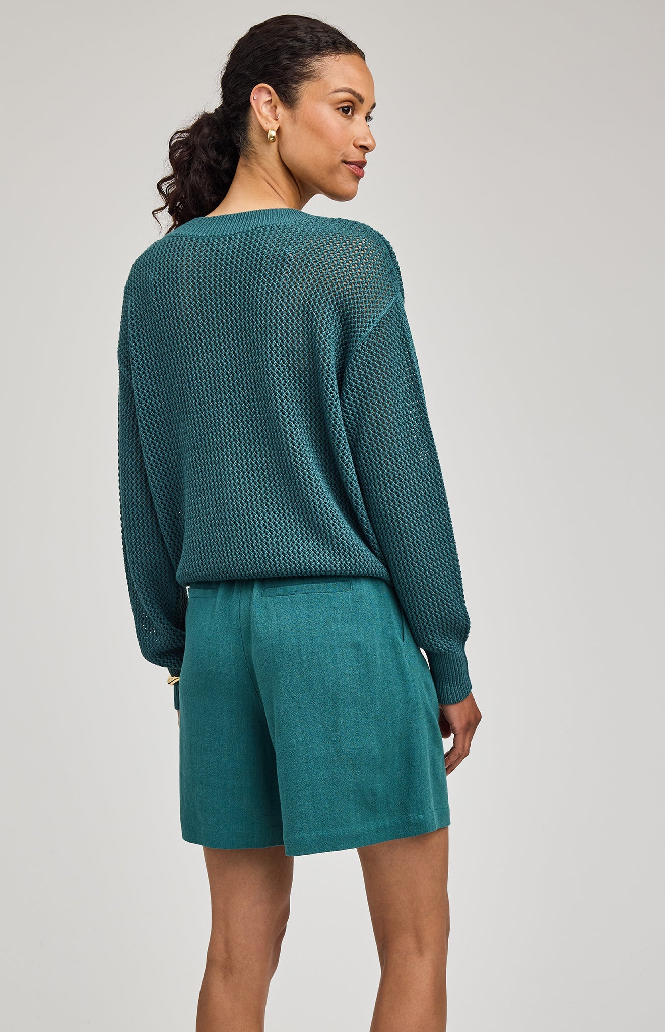 Alma Shorts|color:Lagoon