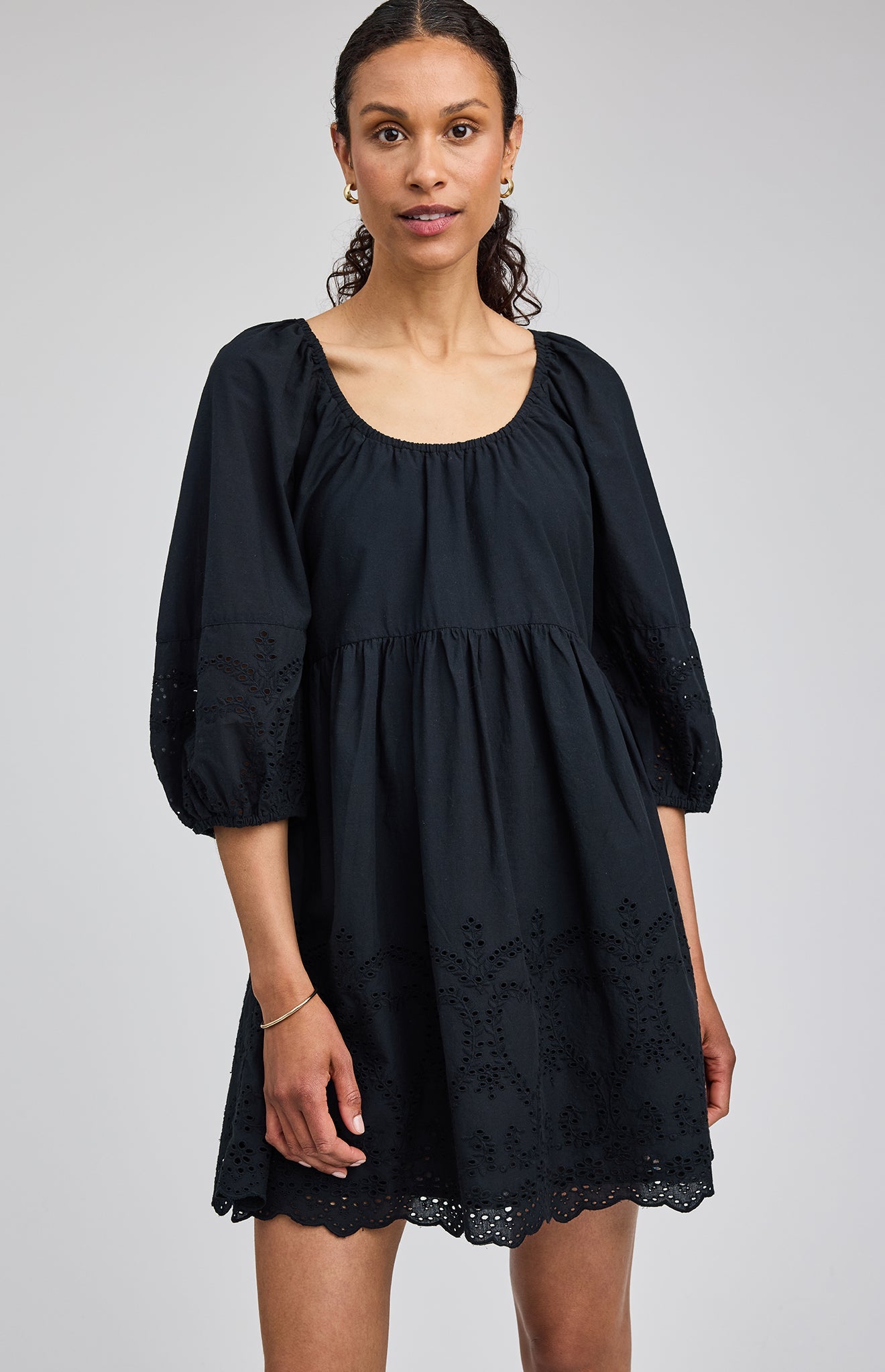 Coralina Mini Dress|color:Black