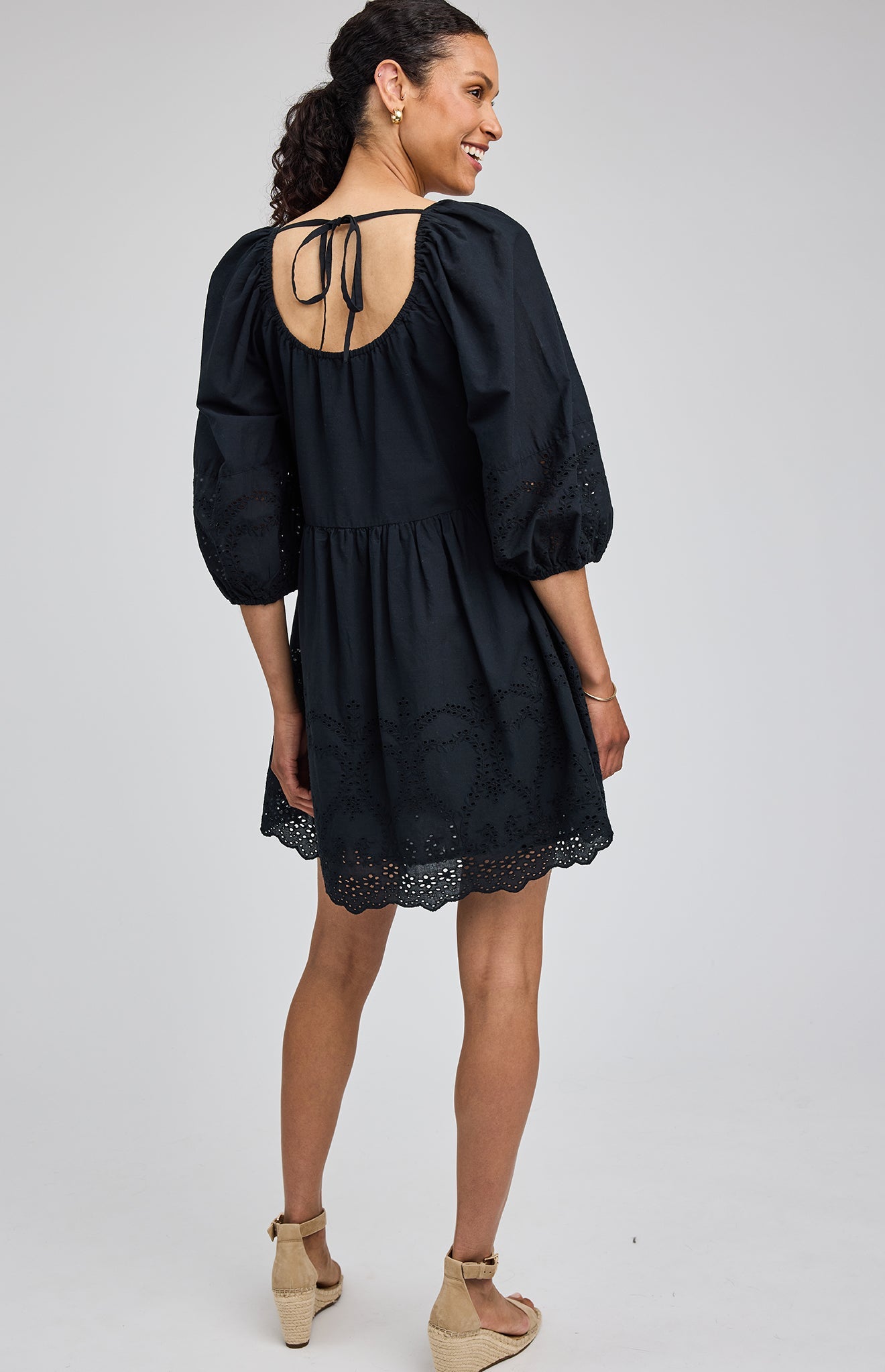Coralina Mini Dress|color:Black