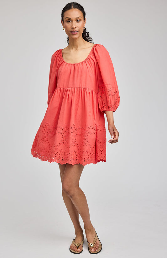 Coralina Mini Dress|color:Grenadine