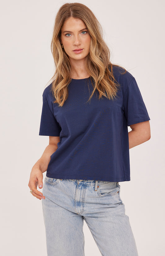 Brigitte T-Shirt|color:Navy