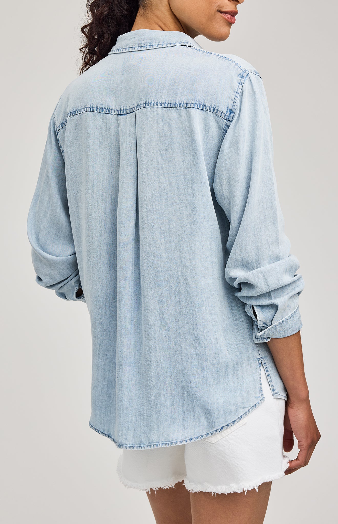 Ozzy Button Down Shirt|color:Light Blue