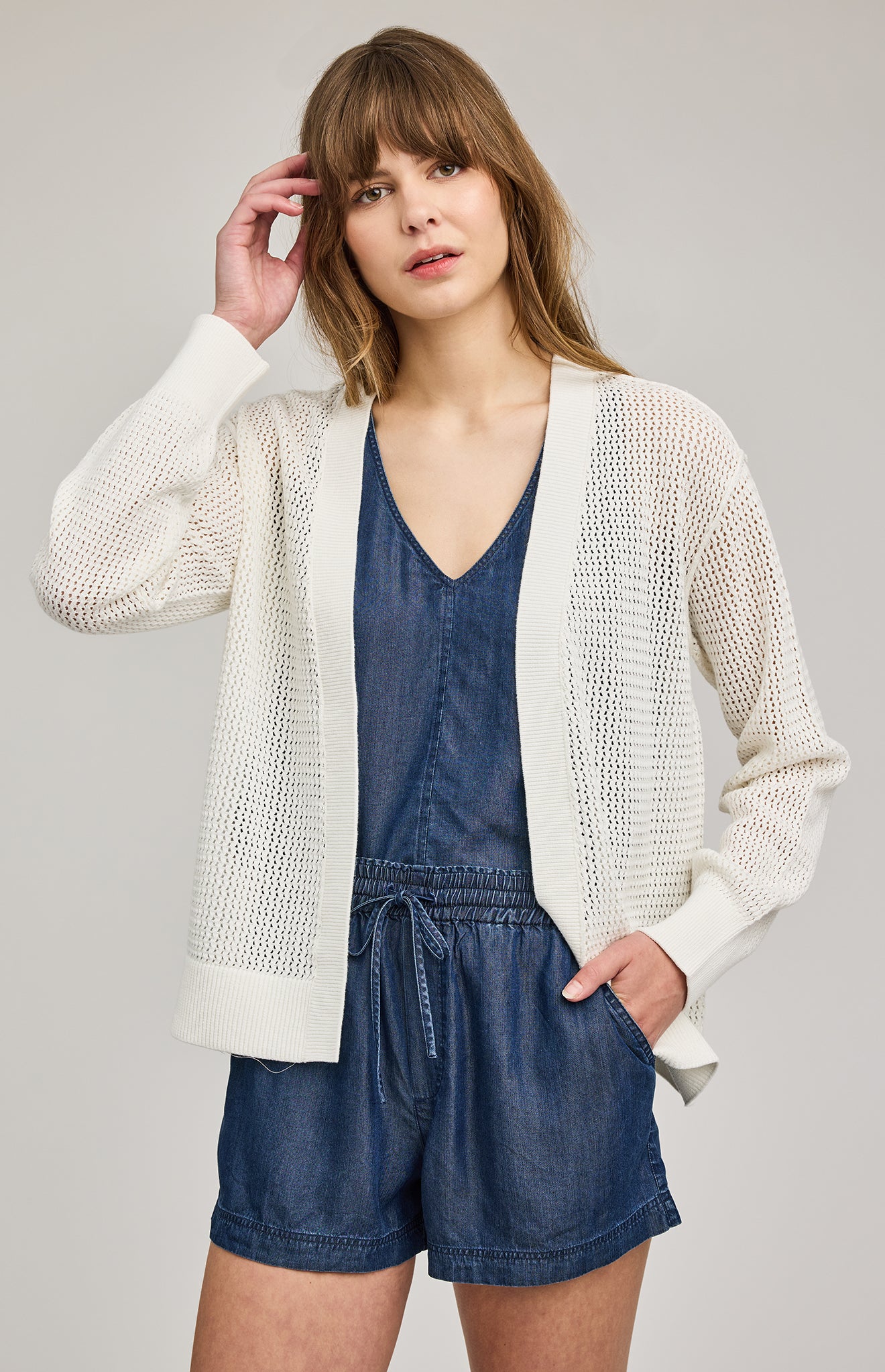 Drew Cardigan|color:White