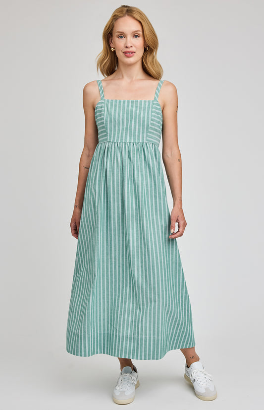Alicia Dress|color:Kelly Stripe