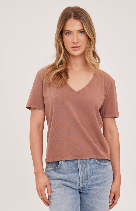 Lucy Cotton T-Shirt|color:Cappuccino