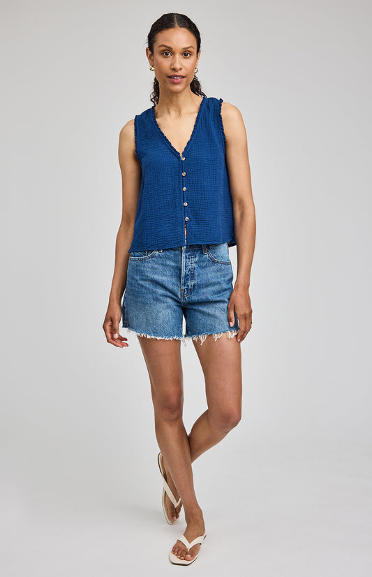 Breanna Tank|color:Marine