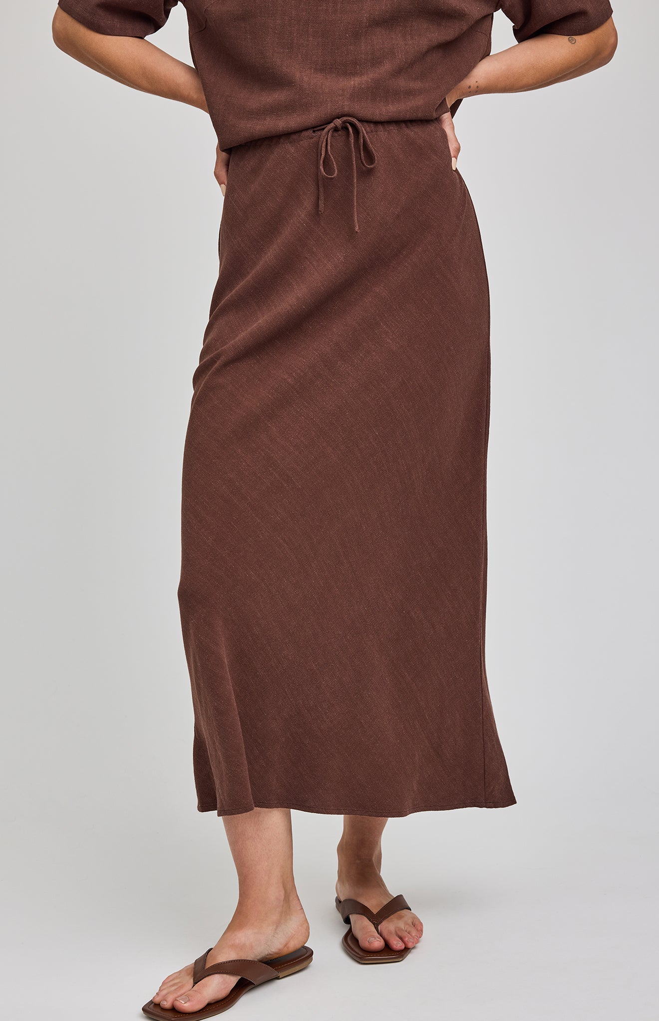 Cassia Linen Skirt