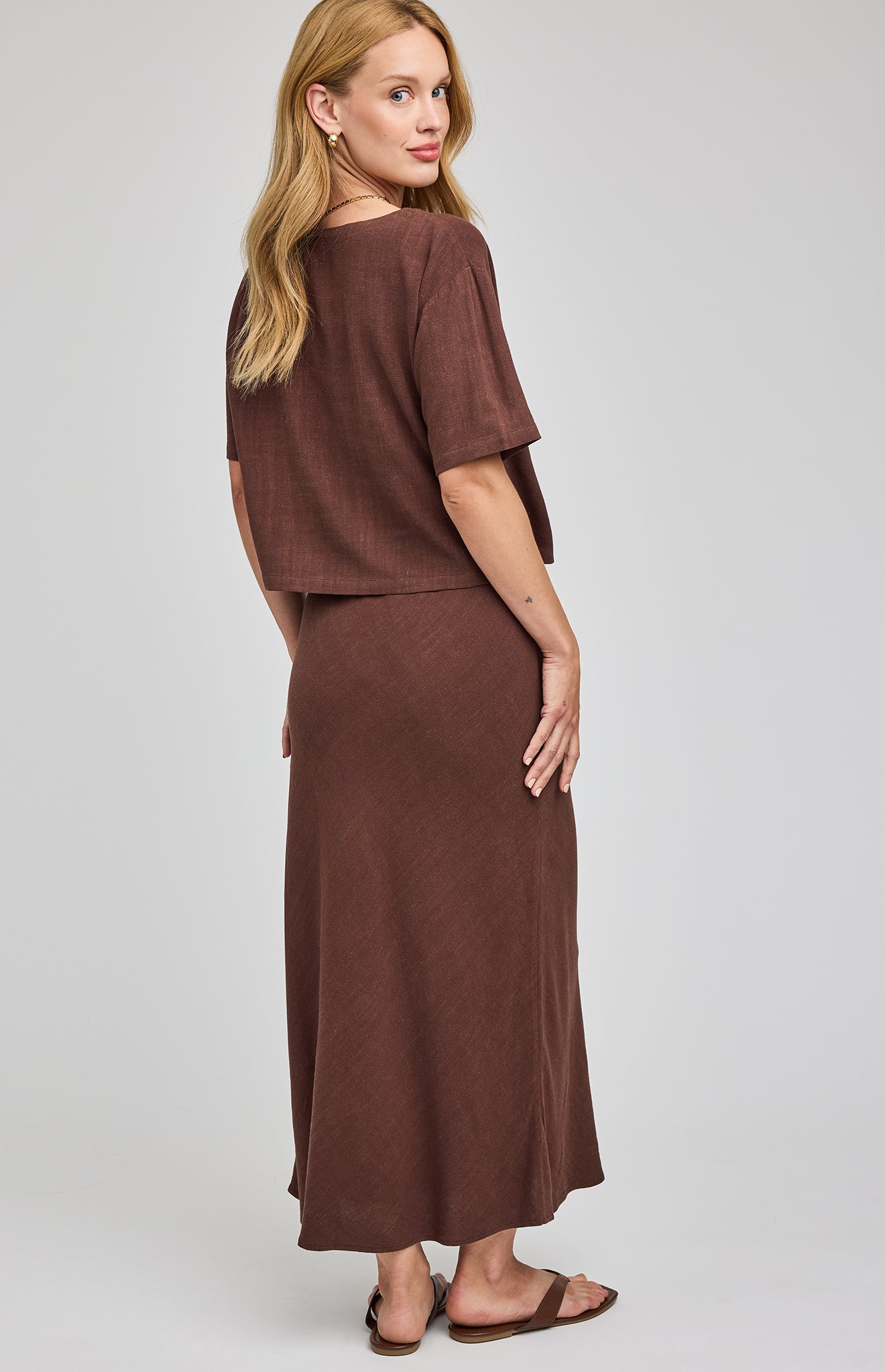 Cassia Linen Skirt