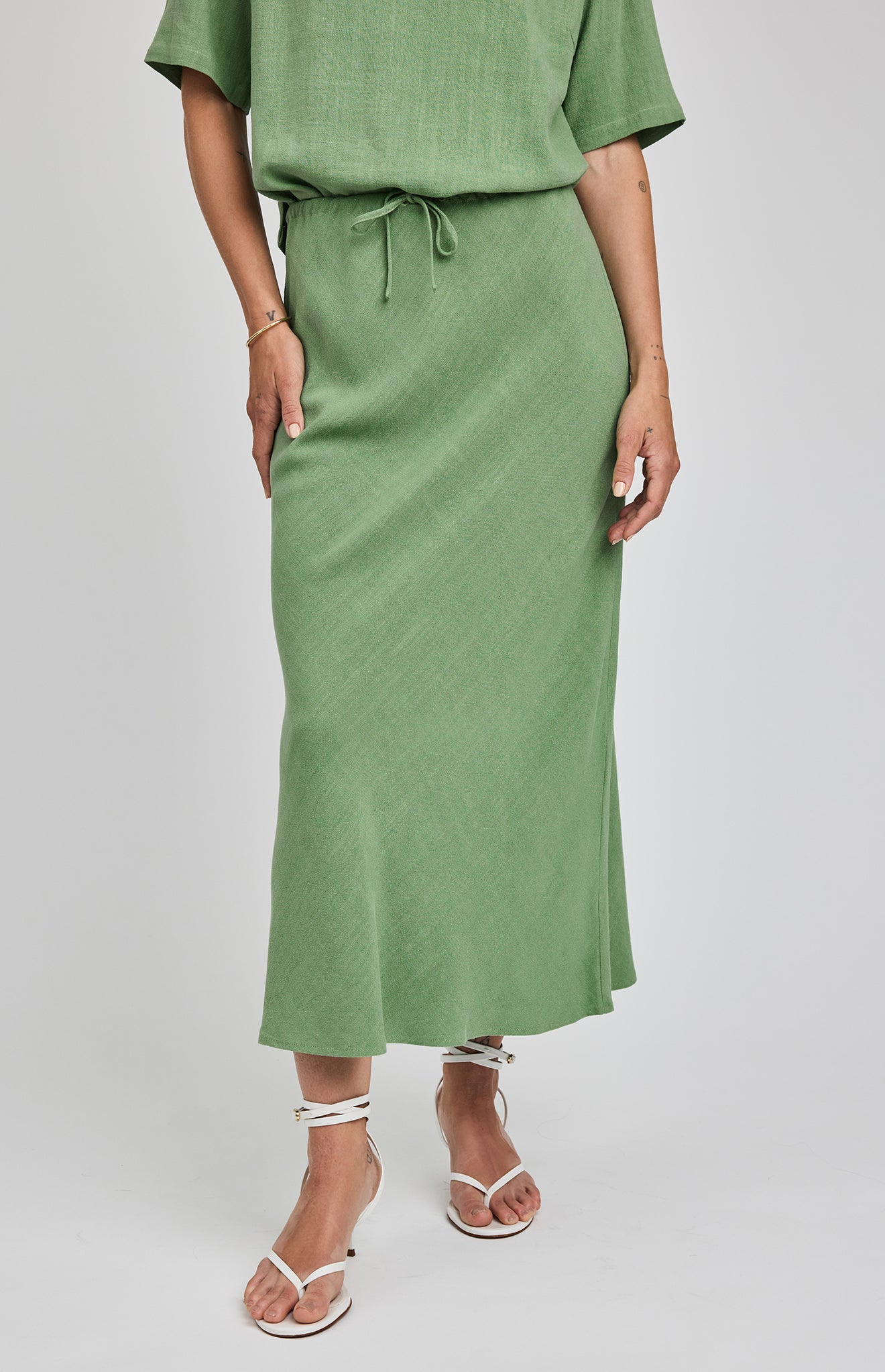 Cassia Linen Skirt