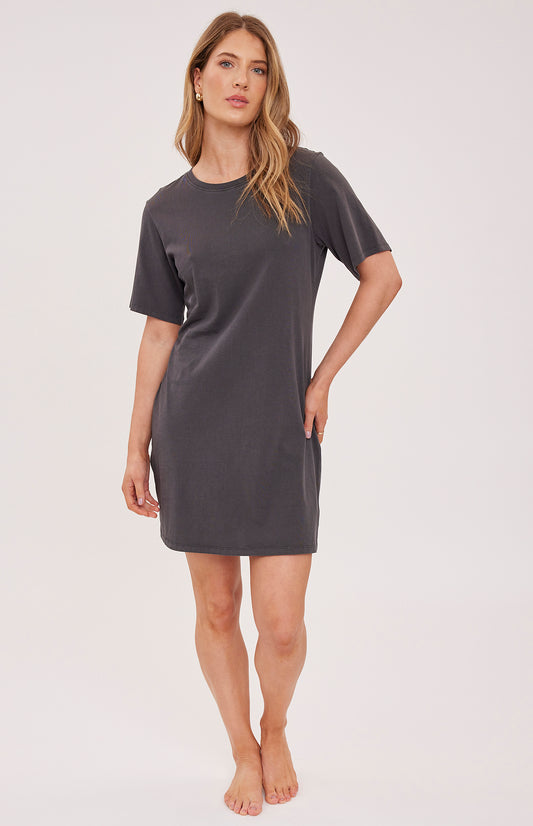 Cindy T-Shirt Dress|color:Black