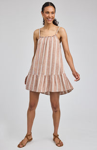Stephanie Mini Dress|color:Cappuccino Stripe