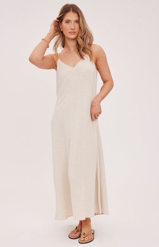 Virginia Linen Dress|color:Linen