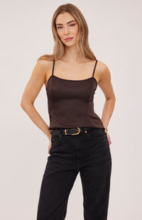Aria Satin Tank