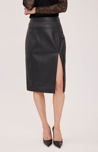 Lydia Vegan Leather Skirt