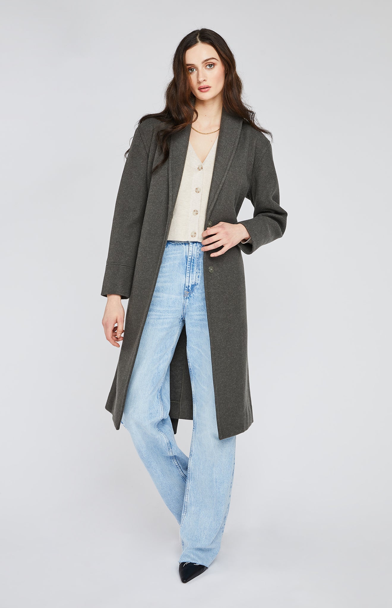 Bennet Coat|color:Heather Evergreen