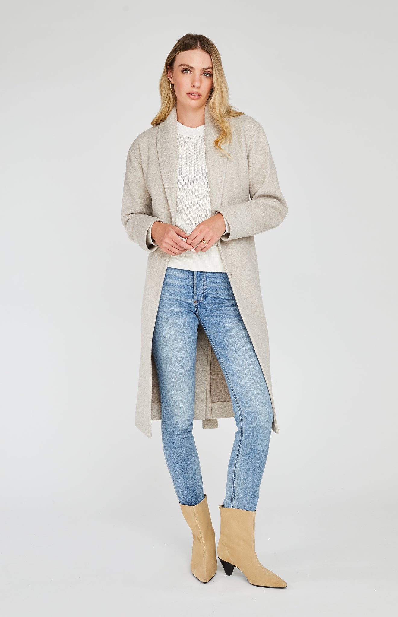 Bennet Coat|color:Heather Oat