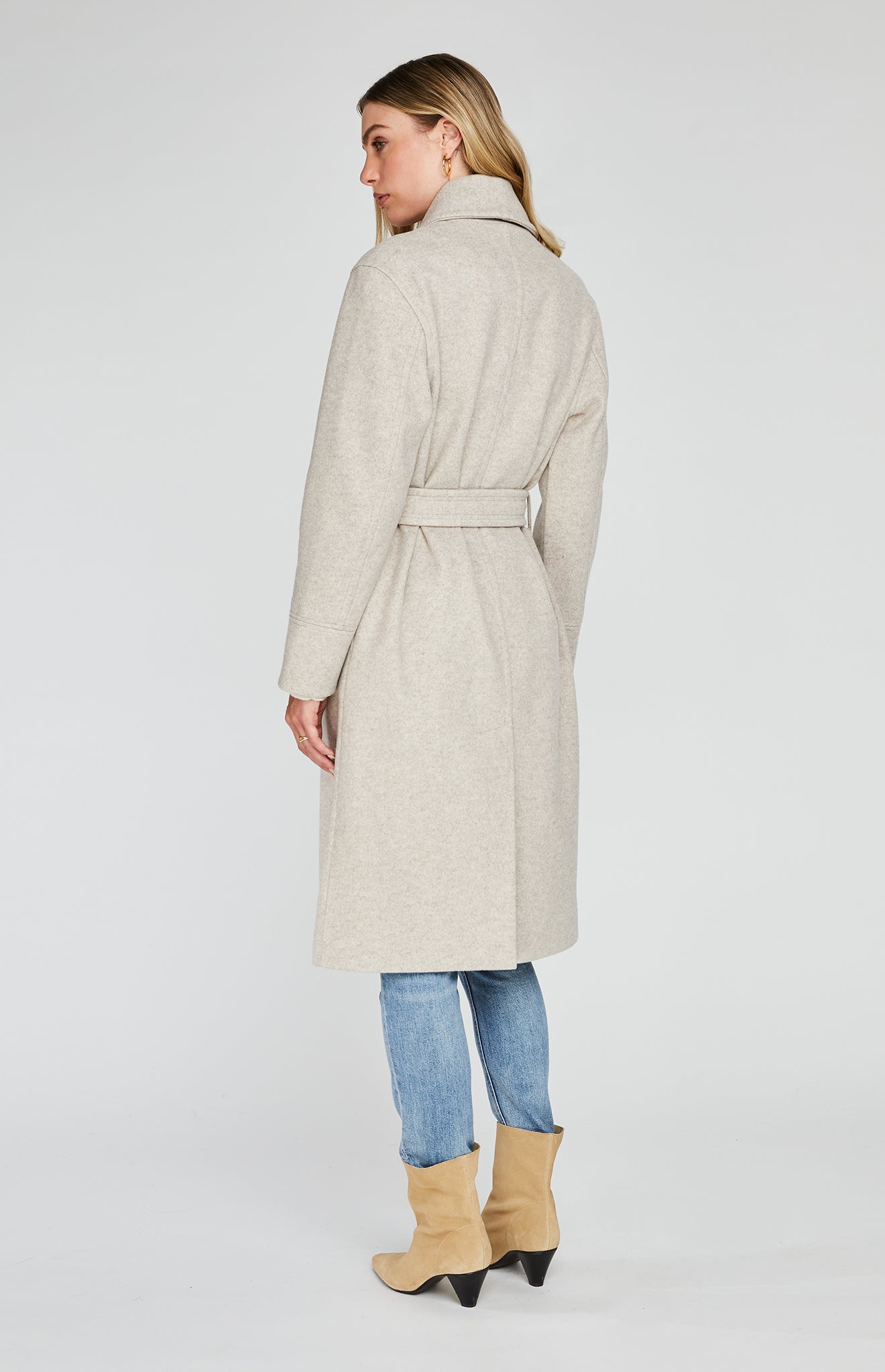 Bennet Coat|color:Heather Oat