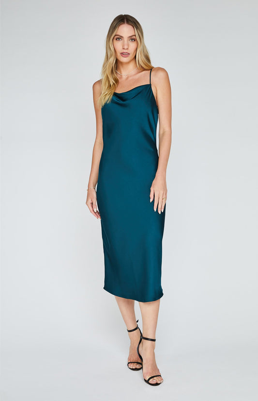 Agatha Midi Dress|color:Spruce