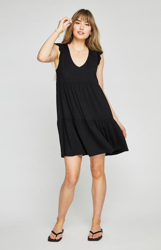 Joan Mini Dress|color:Black